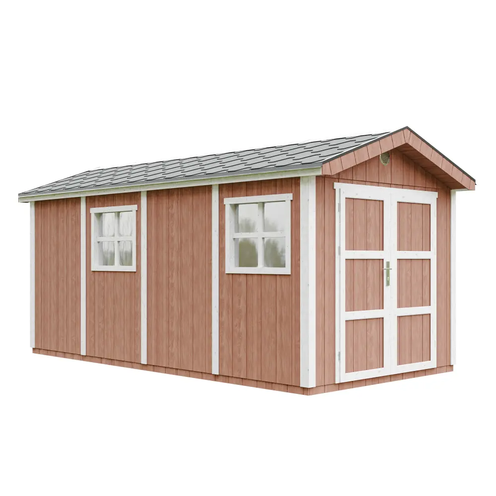 LP® SmartSide® panelen tuinhuis M915C – 236 x 486 cm – 12 m2 - Afbeelding 10