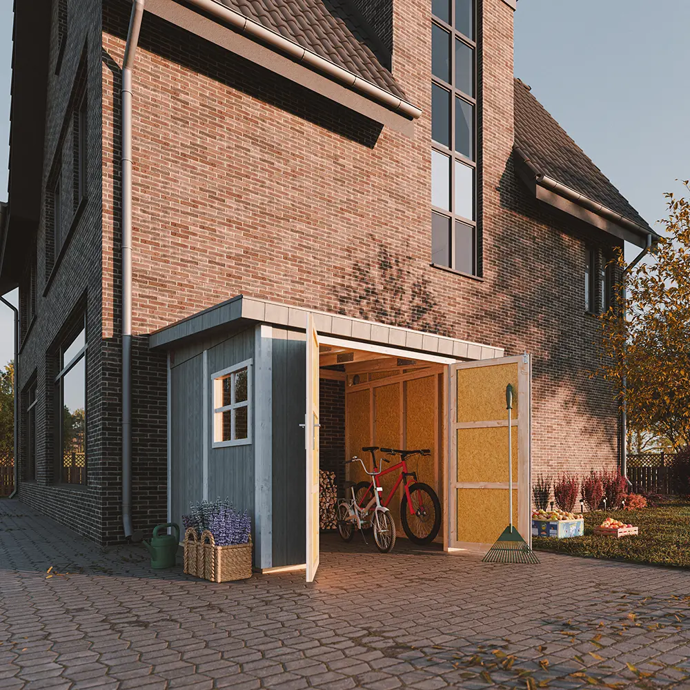 LP® SmartSide® panelen tuinhuis M938B – 236 x 250 cm – 6 m2 - Afbeelding 3