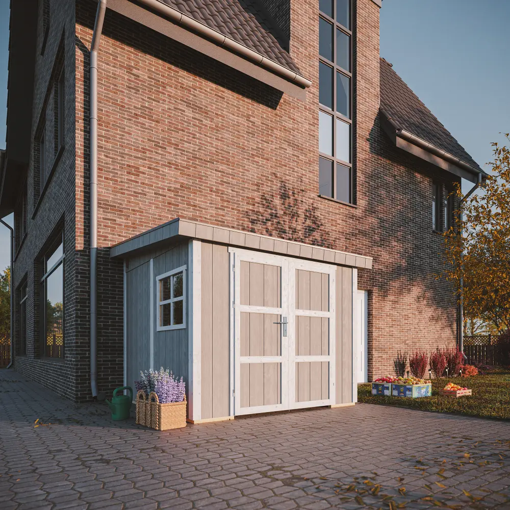 LP® SmartSide® panelen tuinhuis M938B – 236 x 250 cm – 6 m2 - Afbeelding 2