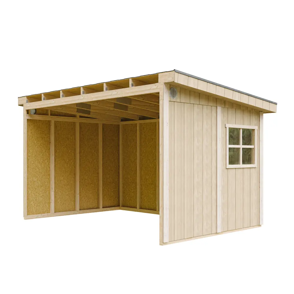 LP® SmartSide® panelen tuinhuis M939B – 236 x 368 cm – 9 m2 - Afbeelding 4