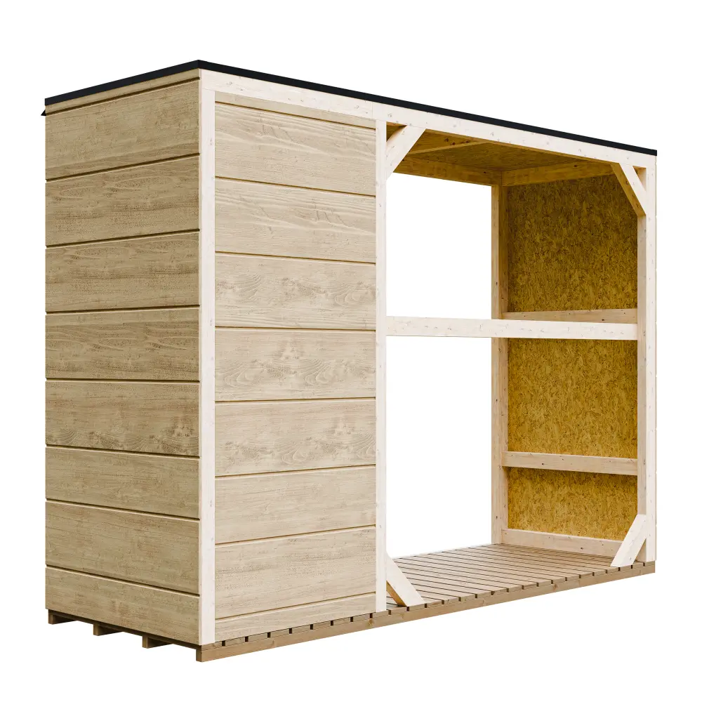 LP® SmartSide® panelen houtopslag of houthok M981 – 217 x 75 cm – 3 m3 - Afbeelding 4