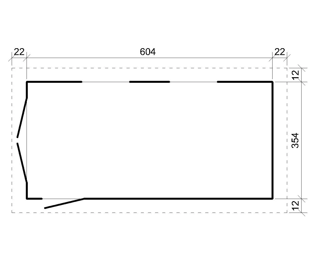 LP® SmartSide® panelen garage M992B – 354 x 604 cm – 21 m2 - Afbeelding 9