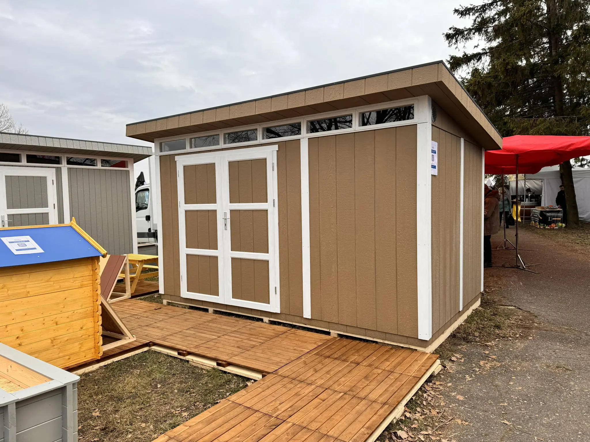 LP® SmartSide® panelen tuinhuis M904A – 236 x 368 cm – 9 m2 - Afbeelding 4