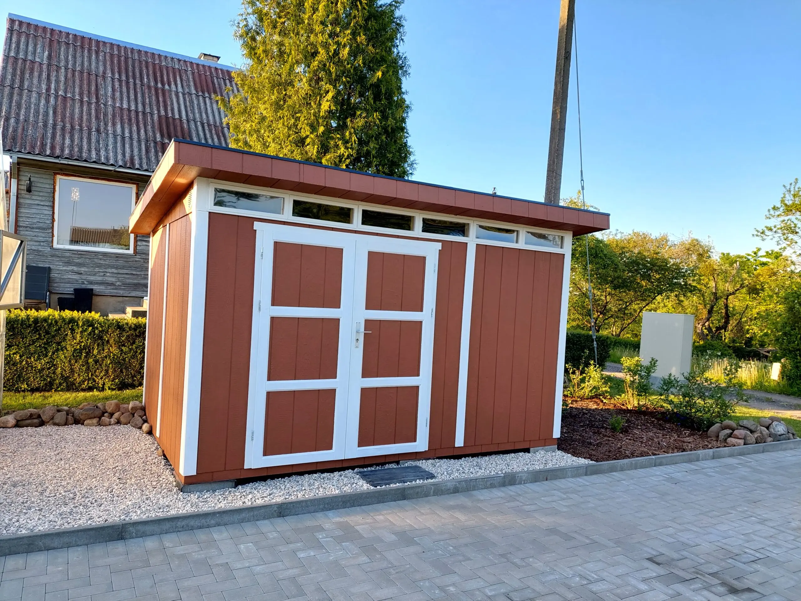 LP® SmartSide® panelen tuinhuis M904A – 236 x 368 cm – 9 m2 - Afbeelding 3