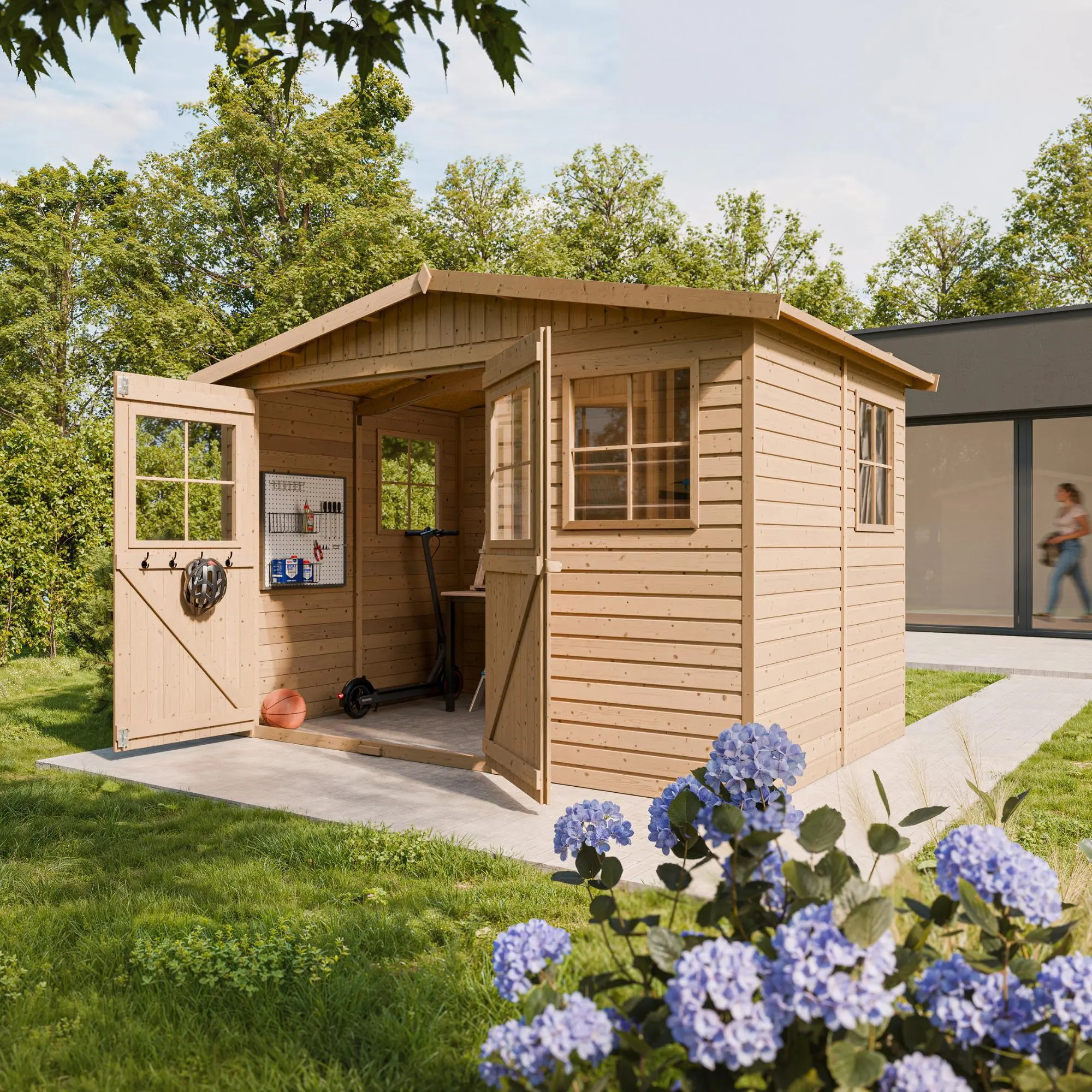 Tuinhuis M334 – 303 x 199 cm – 6 m2 - Afbeelding 2