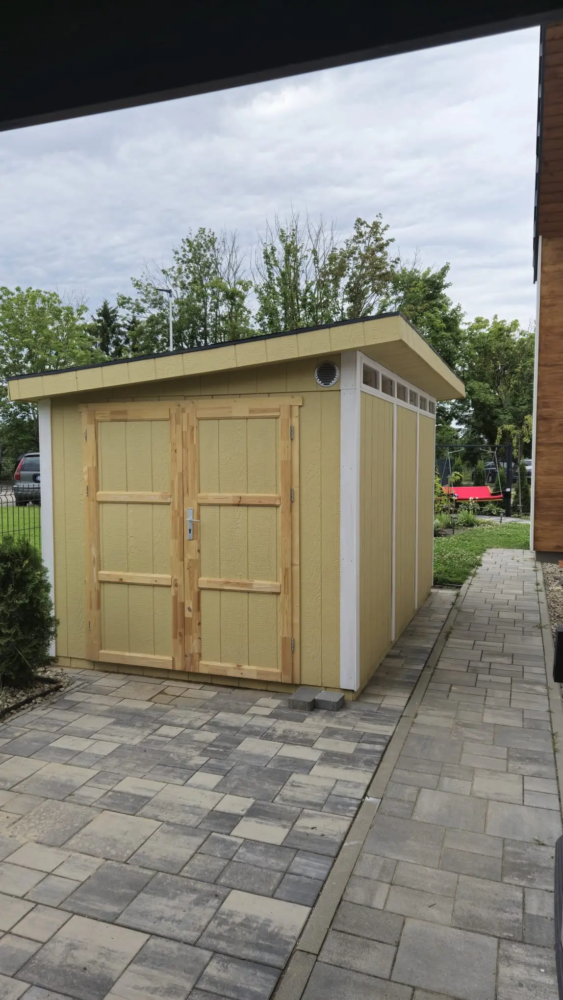 LP® SmartSide® panelen tuinhuis M904A – 236 x 368 cm – 9 m2 - Afbeelding 9