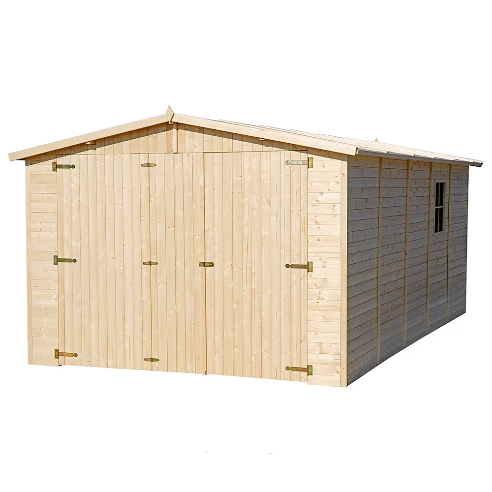 Houten garage M101 – 493 x 303 cm – 15 m2 - Afbeelding 3