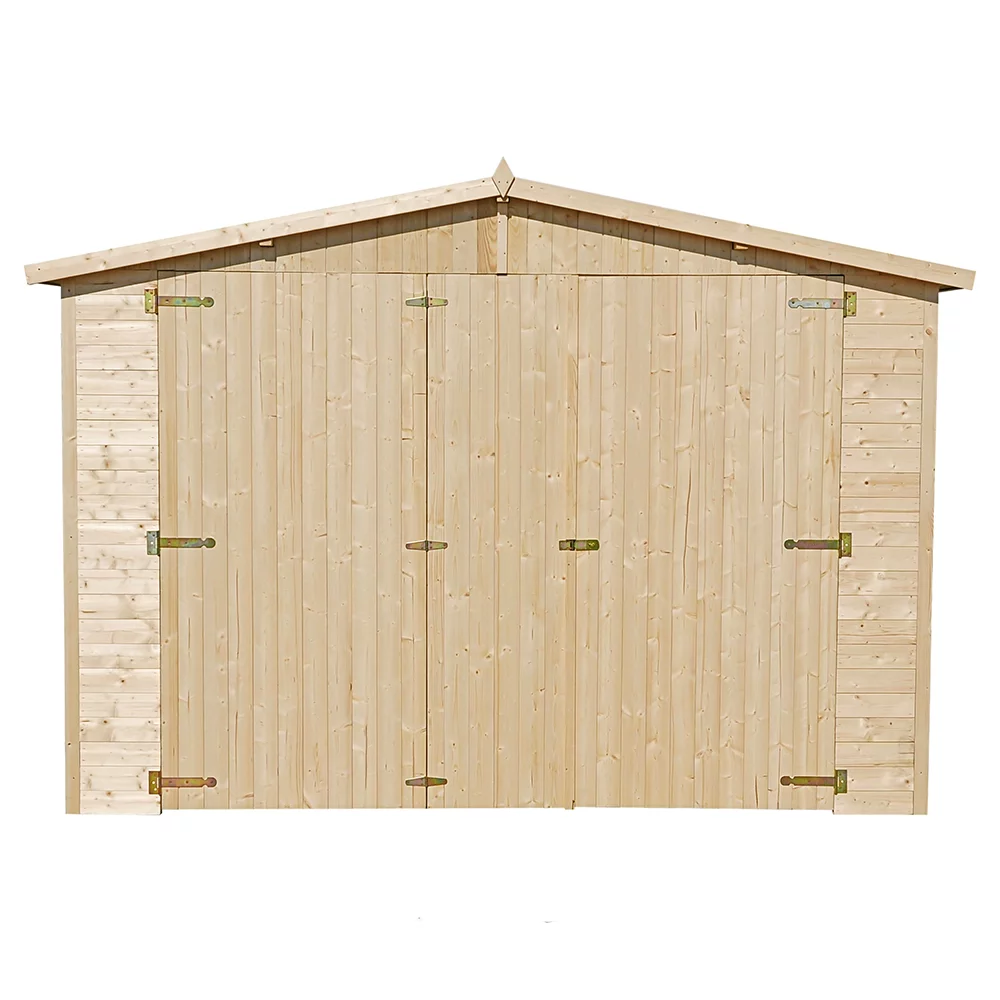 Houten garage M101 – 493 x 303 cm – 15 m2 - Afbeelding 4