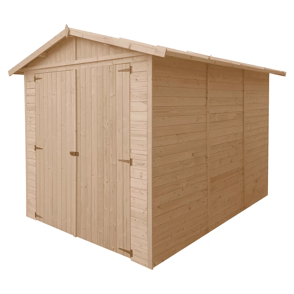 Houten garage M105 – 297 x 205 cm – 6 m2 - Afbeelding 3