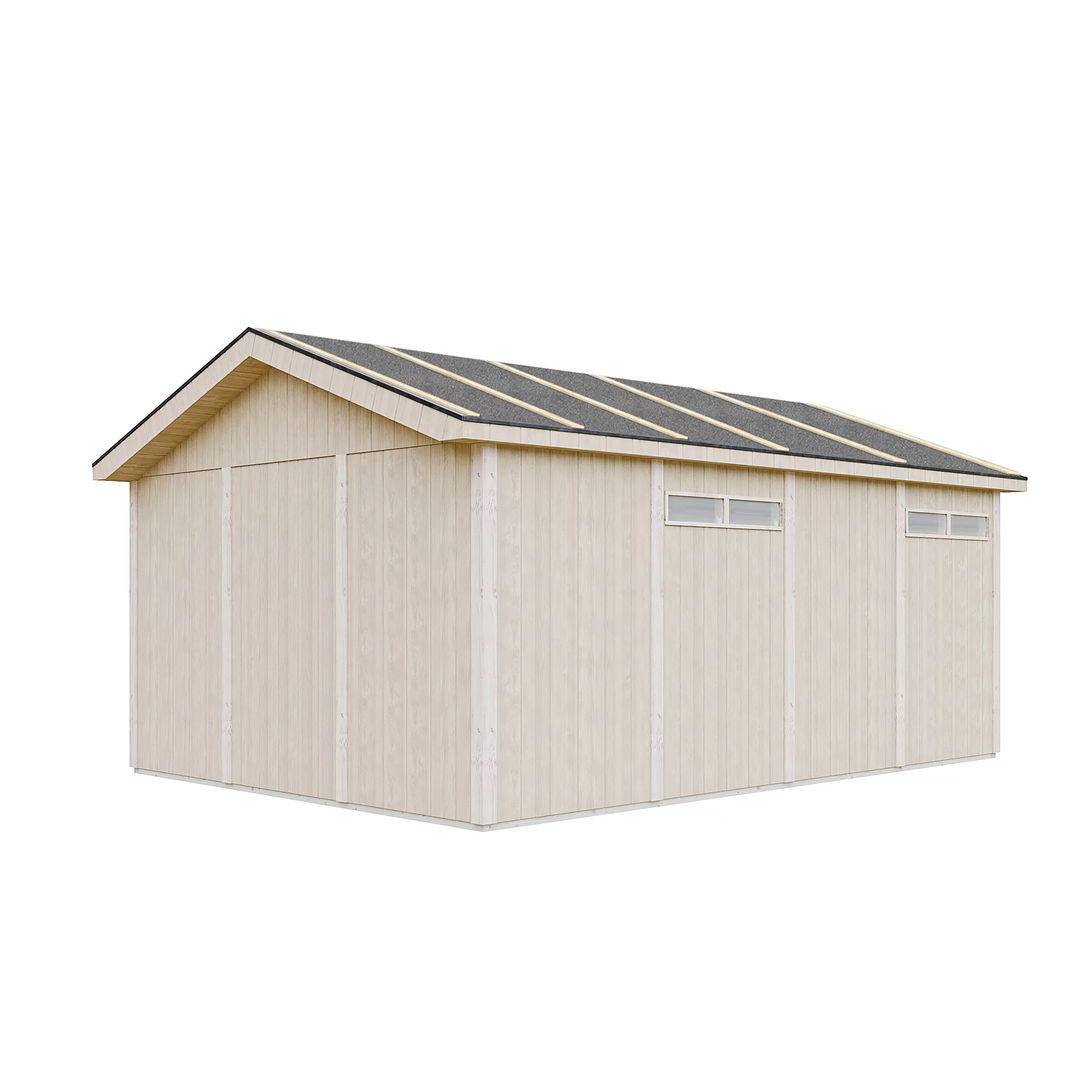 LP® SmartSide® panelen garage M991B – 354 x 486 cm – 17 m2 - Afbeelding 4