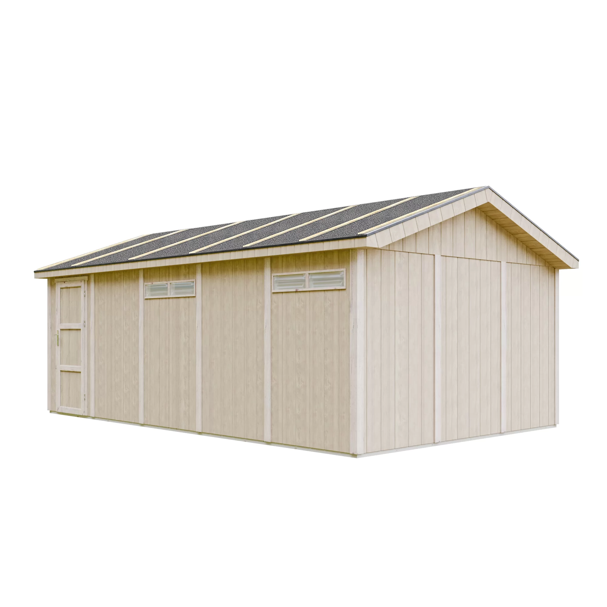 LP® SmartSide® panelen garage M992B – 354 x 604 cm – 21 m2 - Afbeelding 2